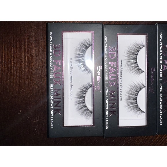 THE CREME SHOP Flexible Fit 3D Faux Mink Lash Lightweight New-5 boxes - Picture 6 of 7